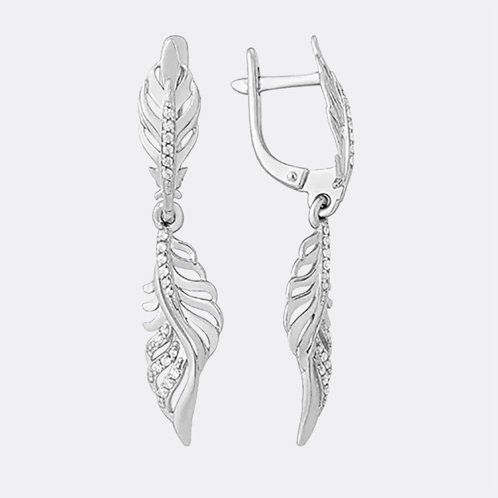 картинка Серьги из серебра 925 пробы от ювелирной компании Арт