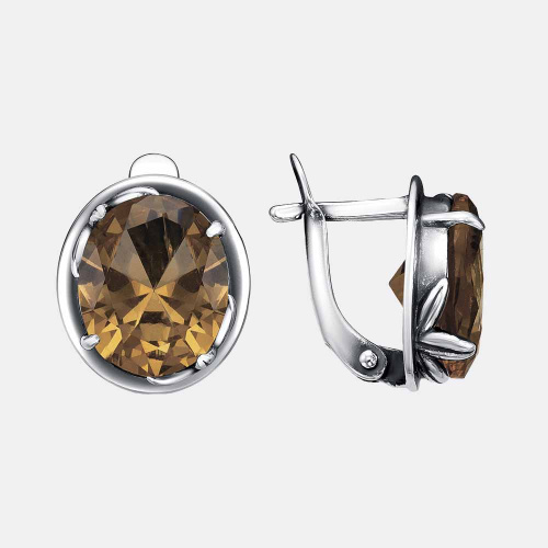 картинка Серьги Ювелирный завод "КРАСНАЯ ПРЕСНЯ" из серебра 925 пробы от ювелирной компании Арт