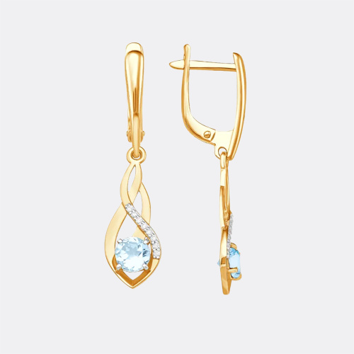 картинка Серьги из серебра 925 пробы от ювелирной компании Арт