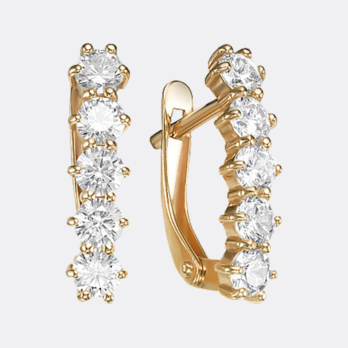 картинка Серьги Вознесенский ювелирный завод из серебра 925 пробы от ювелирной компании Арт