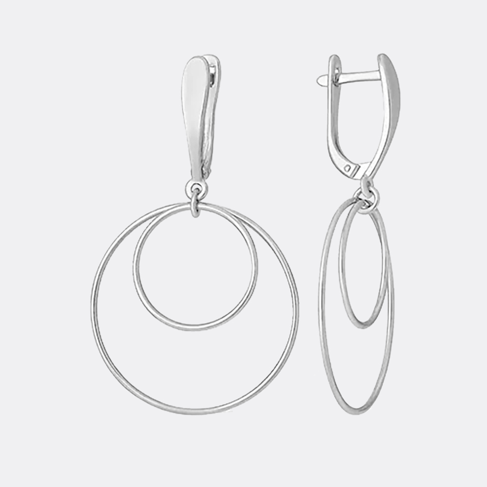 картинка Серьги Завод ювелирных украшений EFREMOV из серебра 925 пробы от ювелирной компании Арт