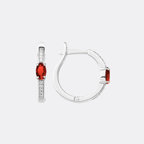 картинка Серьги Завод ювелирных украшений EFREMOV из серебра 925 пробы от ювелирной компании Арт