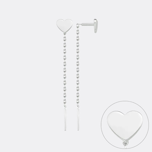 картинка Серьги из серебра 925 пробы от ювелирной компании Арт