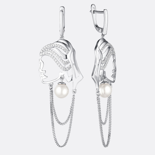 картинка Серьги Ювелирная компания СОРОКИН из серебра 925 пробы от ювелирной компании Арт