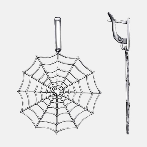 картинка Серьги Ювелирный завод "КРАСНАЯ ПРЕСНЯ" из серебра 925 пробы от ювелирной компании Арт