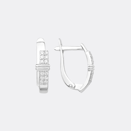 картинка Серьги из серебра 925 пробы от ювелирной компании Арт