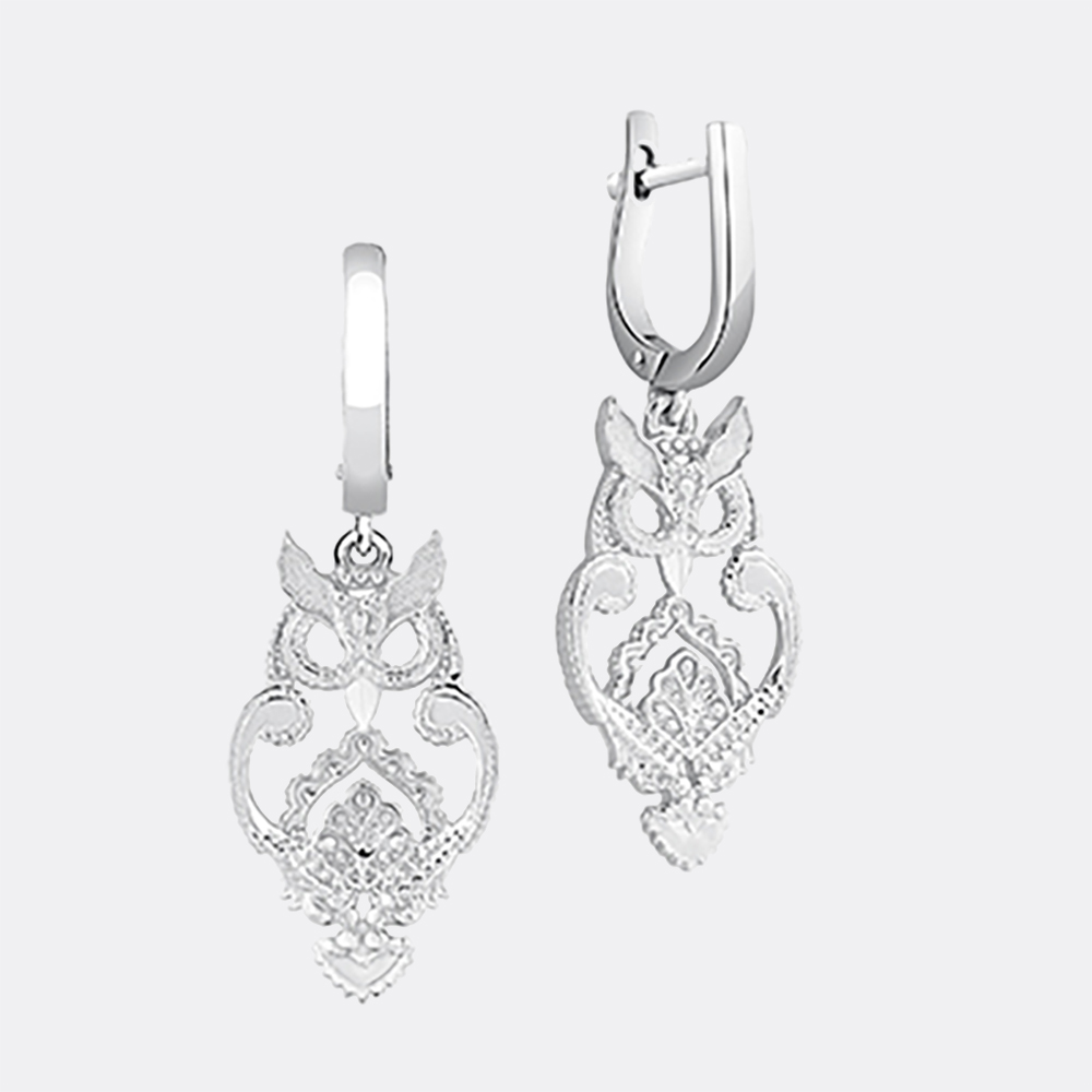 картинка Серьги из серебра 925 пробы от ювелирной компании Арт