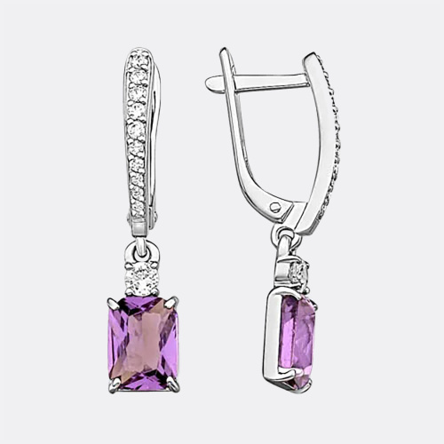 картинка Серьги из серебра 925 пробы от ювелирной компании Арт