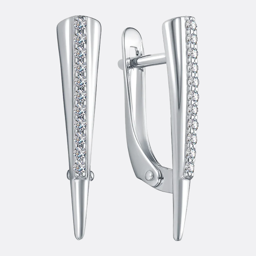 картинка Серьги из серебра 925 пробы от ювелирной компании Арт