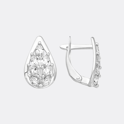 картинка Серьги из серебра 925 пробы от ювелирной компании Арт