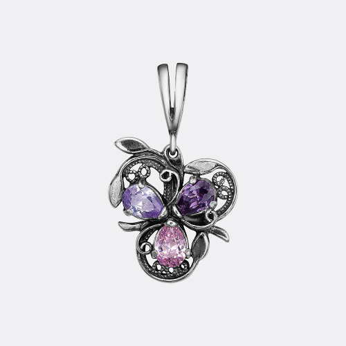 картинка Подвеска Ювелирный завод "КРАСНАЯ ПРЕСНЯ" из серебра 925 пробы от ювелирной компании Арт