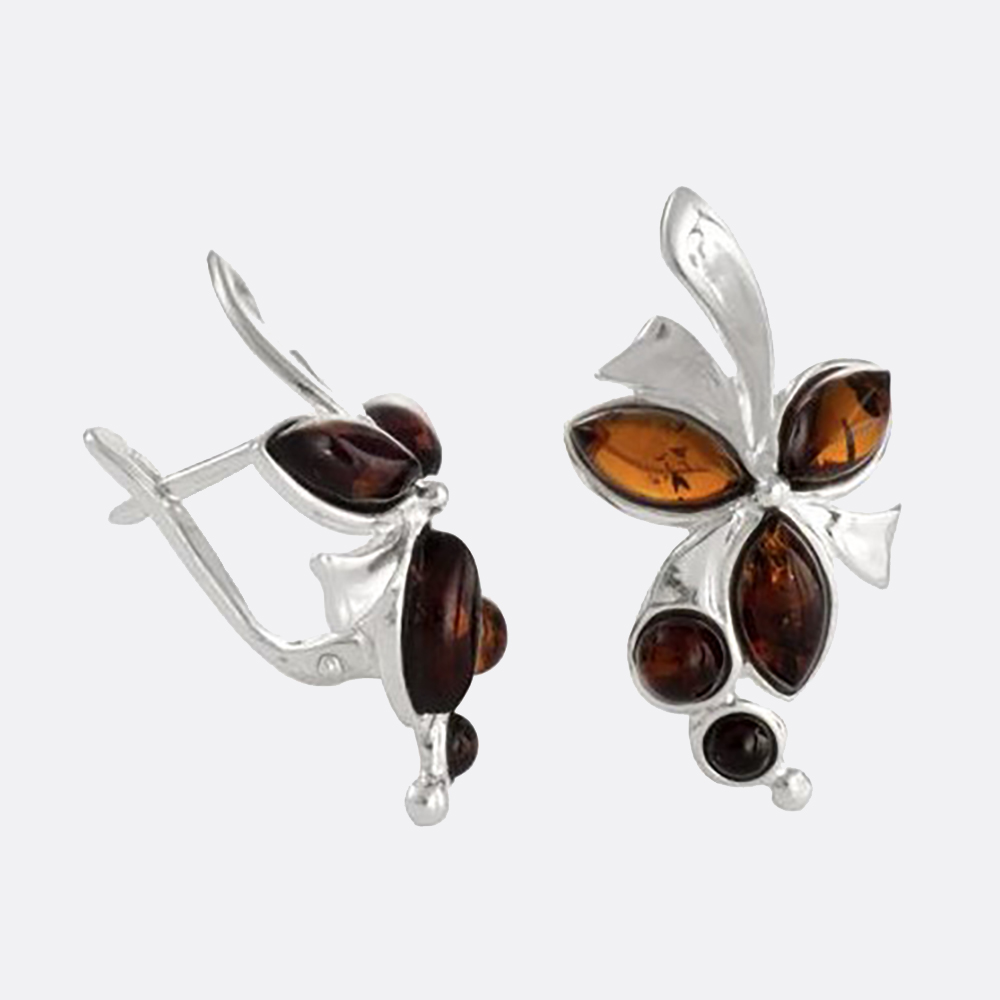 картинка Серьги Ювелирная студия "DARVIN" из серебра 925 пробы от ювелирной компании Арт