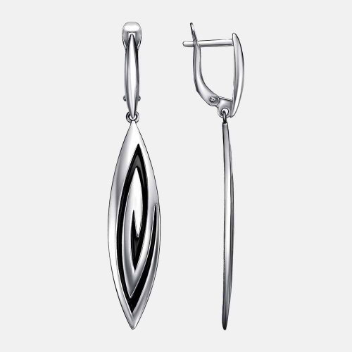 картинка Серьги Ювелирный завод "КРАСНАЯ ПРЕСНЯ" из серебра 925 пробы от ювелирной компании Арт