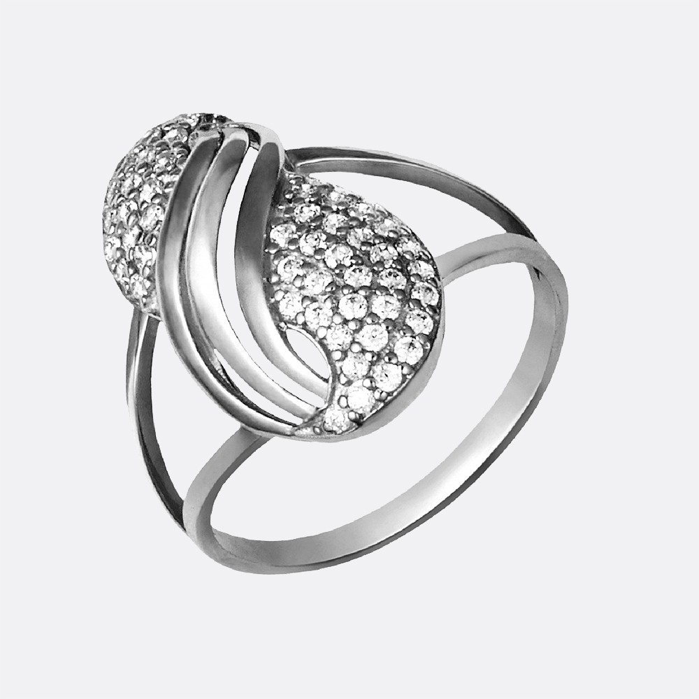 картинка Кольцо Ювелирный дом АВРОРА из серебра 925 пробы от ювелирной компании Арт