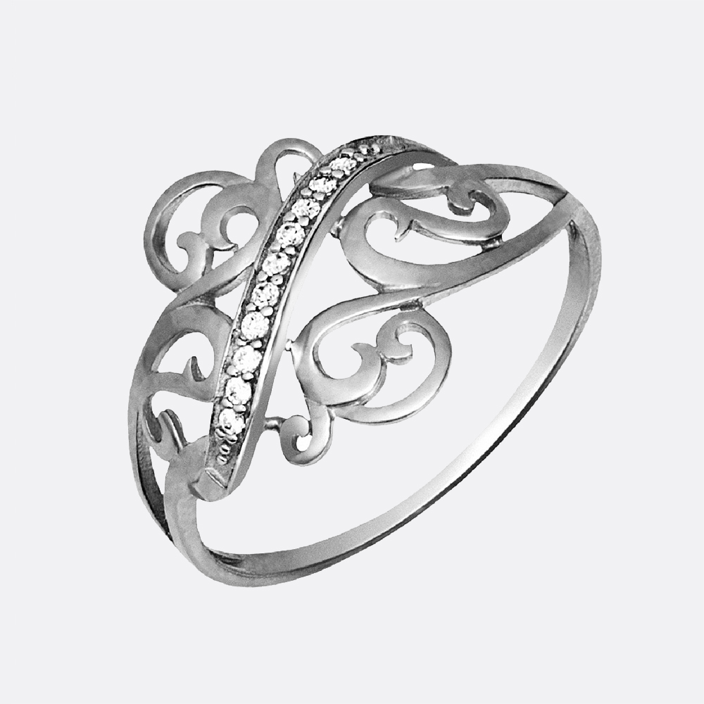 картинка Кольцо Ювелирный дом АВРОРА из серебра 925 пробы от ювелирной компании Арт