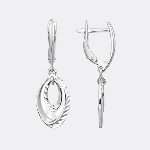 картинка Серьги из серебра 925 пробы от ювелирной компании Арт