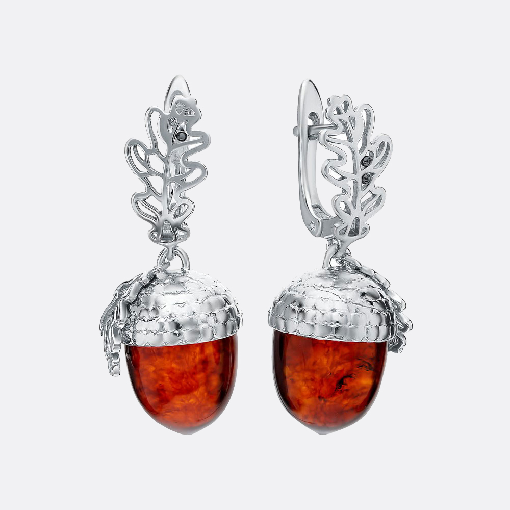 картинка Серьги Ювелирная студия "DARVIN" из серебра 925 пробы от ювелирной компании Арт