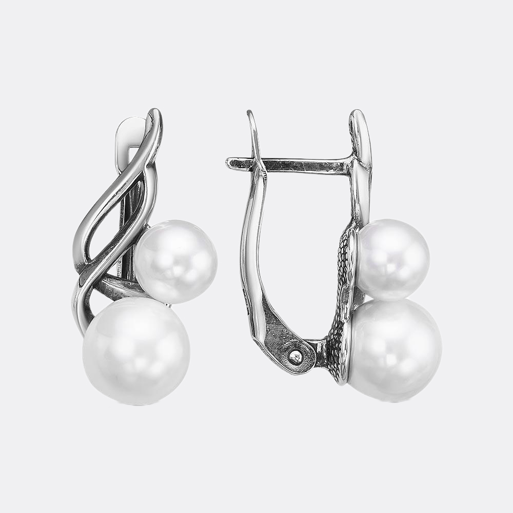 картинка Серьги Ювелирный завод "КРАСНАЯ ПРЕСНЯ" из серебра 925 пробы от ювелирной компании Арт