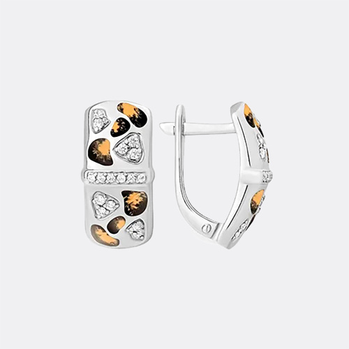 картинка Серьги Завод ювелирных украшений EFREMOV из серебра 925 пробы от ювелирной компании Арт