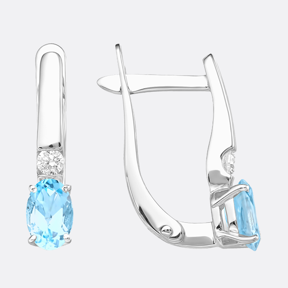 картинка Серьги из серебра 925 пробы от ювелирной компании Арт