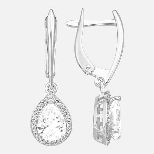 картинка Серьги из серебра 925 пробы от ювелирной компании Арт