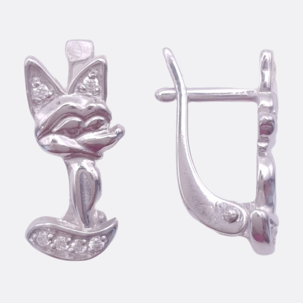 картинка Серьги Престиж из серебра 925 пробы от ювелирной компании Арт