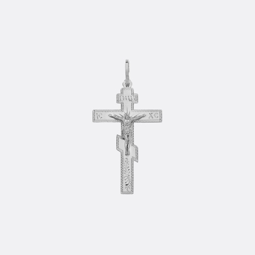 картинка Крест Ювелирный дом АВРОРА из серебра 925 пробы от ювелирной компании Арт