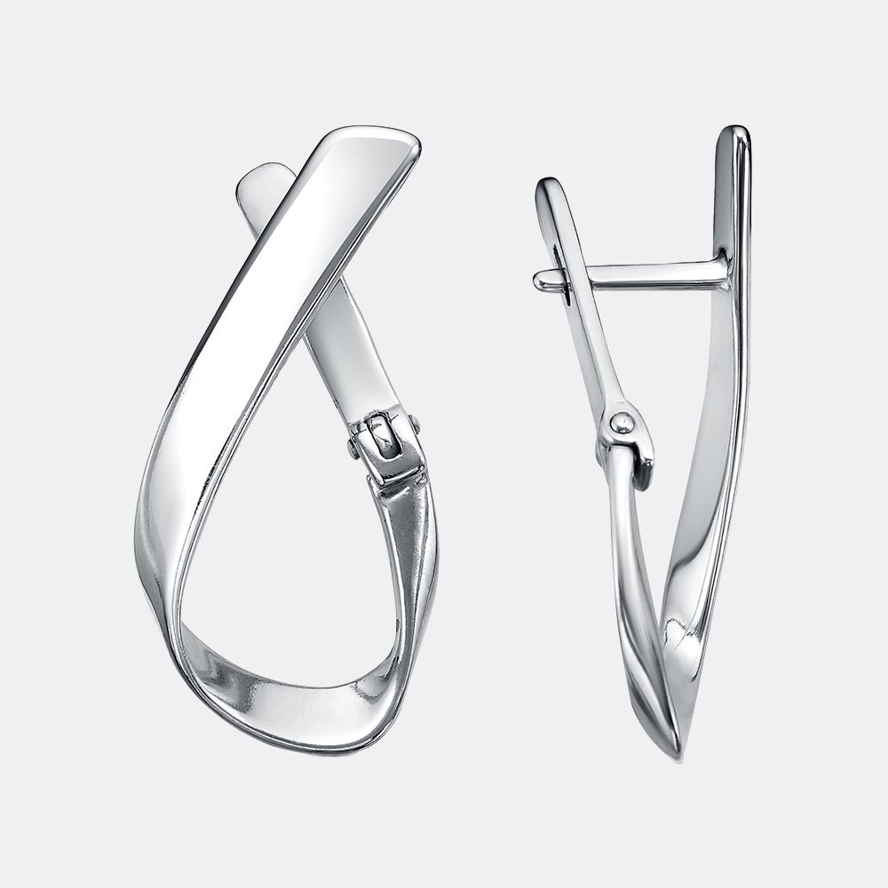 картинка Серьги Ювелирный завод "КРАСНАЯ ПРЕСНЯ" из серебра 925 пробы от ювелирной компании Арт