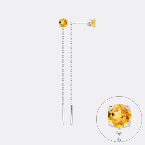 картинка Серьги из серебра 925 пробы от ювелирной компании Арт