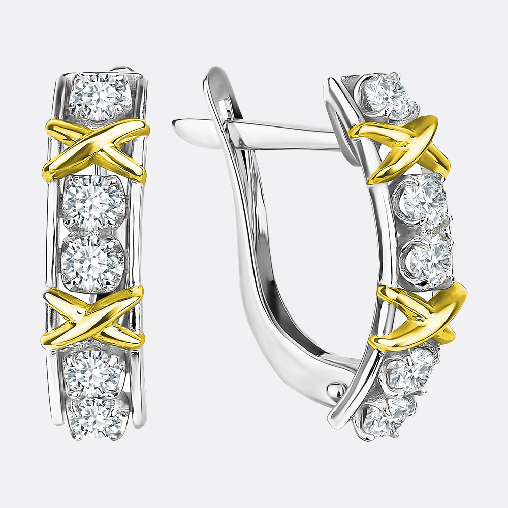 картинка Серьги из серебра 925 пробы от ювелирной компании Арт