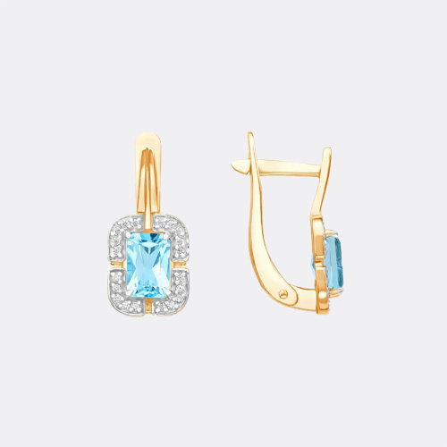 картинка Серьги из серебра 925 пробы от ювелирной компании Арт