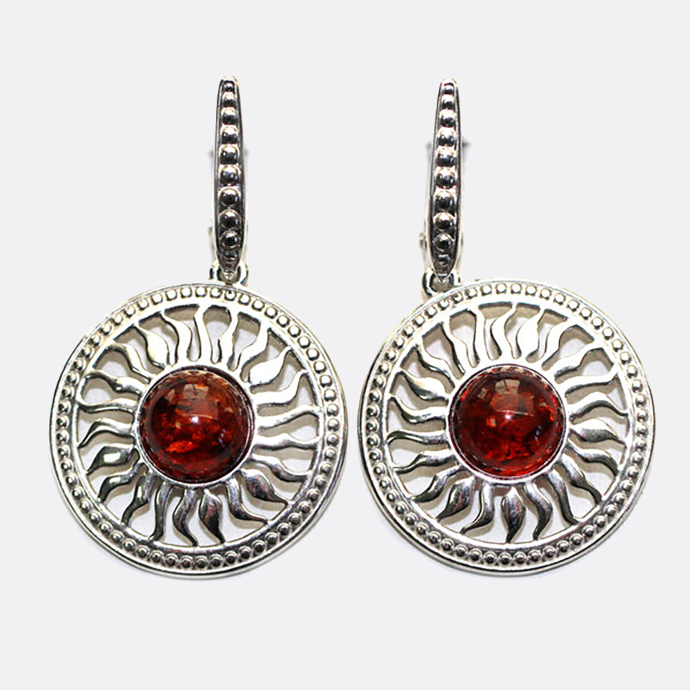 картинка Серьги Ювелирная студия "DARVIN" из серебра 925 пробы от ювелирной компании Арт