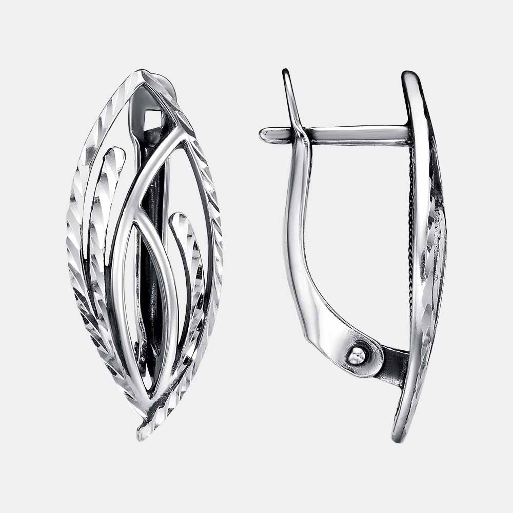 картинка Серьги Ювелирный завод "КРАСНАЯ ПРЕСНЯ" из серебра 925 пробы от ювелирной компании Арт