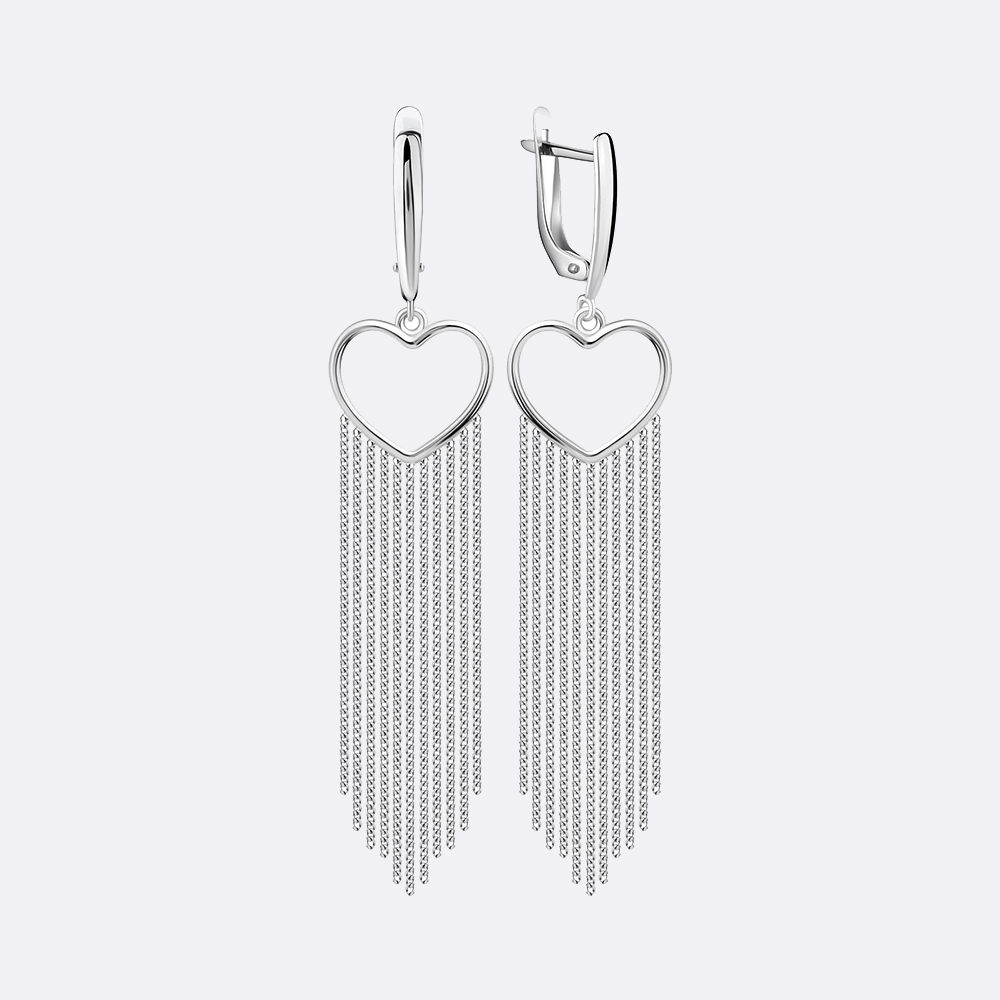 картинка Серьги Ювелирный завод «TALANT» из серебра 925 пробы от ювелирной компании Арт