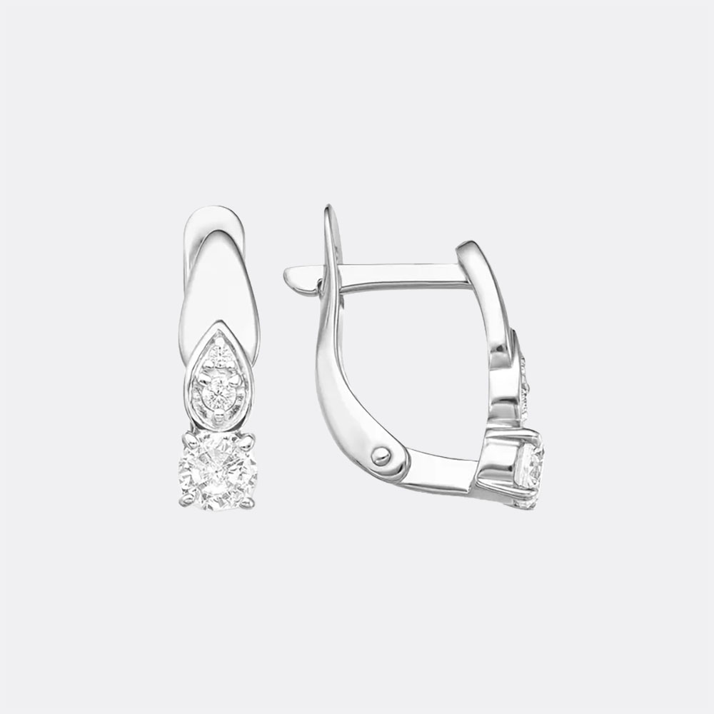 картинка Серьги из серебра 925 пробы от ювелирной компании Арт