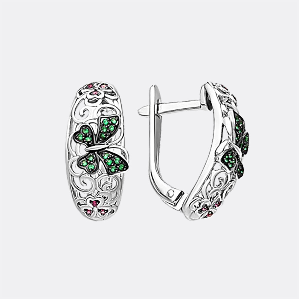 картинка Серьги из серебра 925 пробы от ювелирной компании Арт