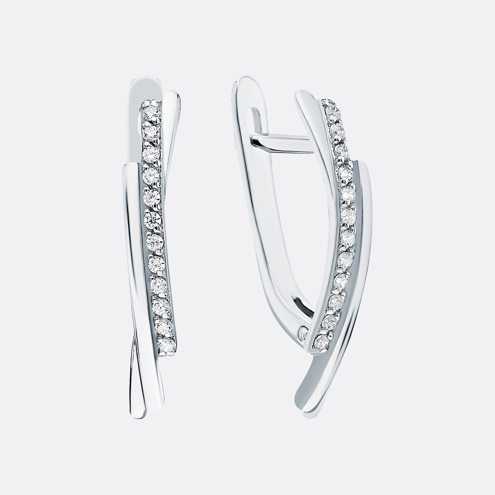 картинка Серьги Ювелирная компания СОРОКИН из серебра 925 пробы от ювелирной компании Арт