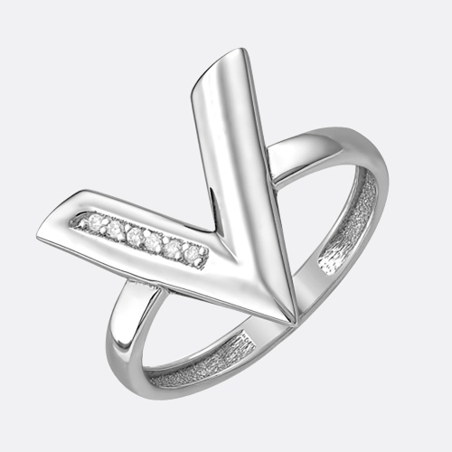 картинка Кольцо Завод ювелирных украшений EFREMOV из серебра 925 пробы от ювелирной компании Арт