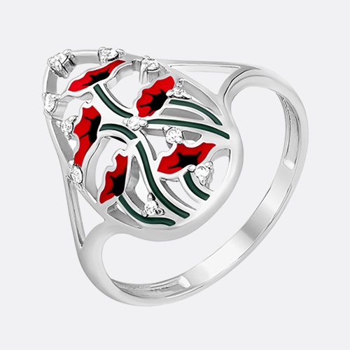 картинка Кольцо Завод ювелирных украшений EFREMOV из серебра 925 пробы от ювелирной компании Арт