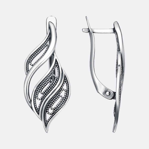 картинка Серьги из серебра 925 пробы от ювелирной компании Арт