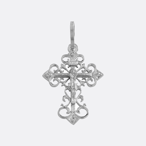 картинка Крест Ювелирный дом АВРОРА из серебра 925 пробы от ювелирной компании Арт