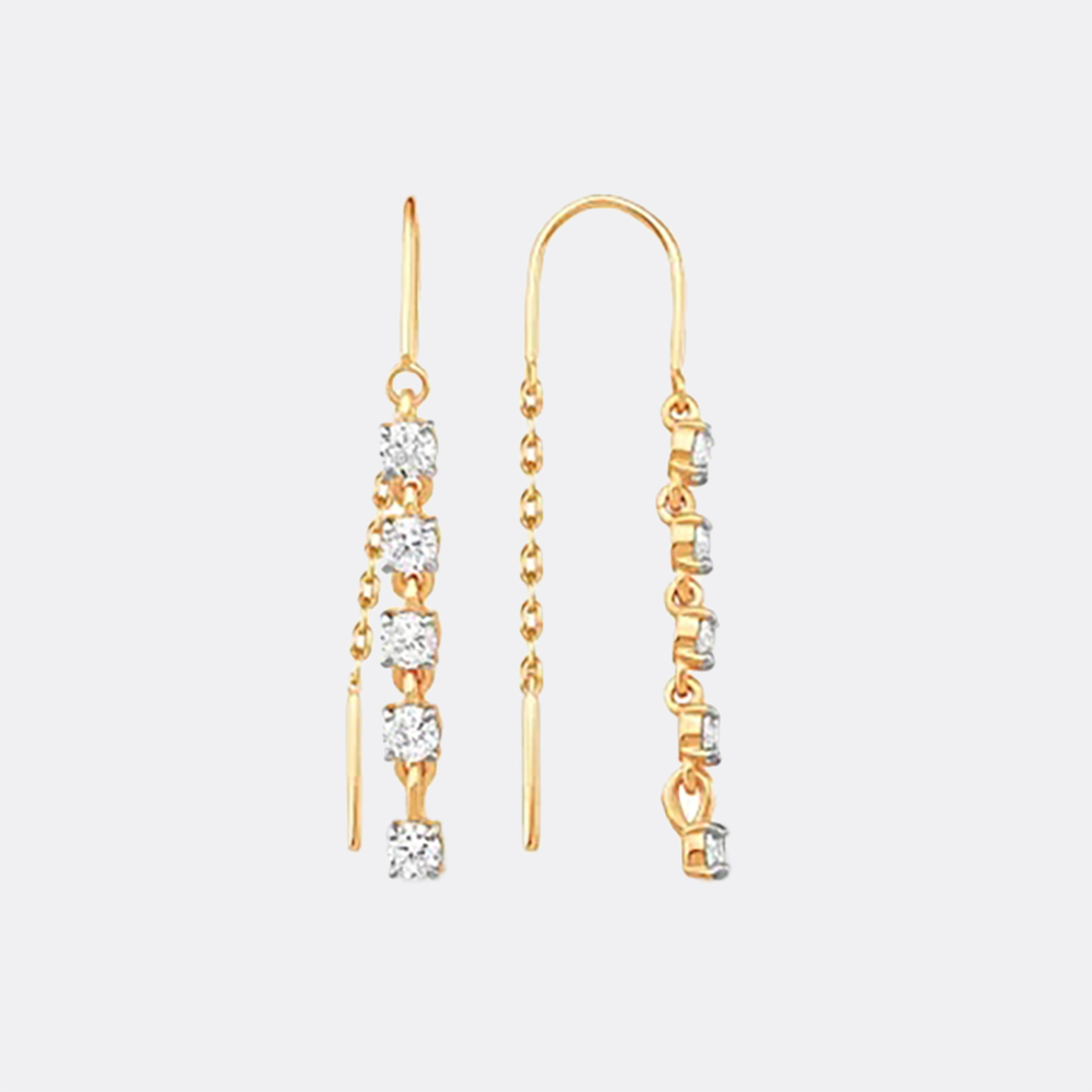 картинка Серьги из серебра 925 пробы от ювелирной компании Арт