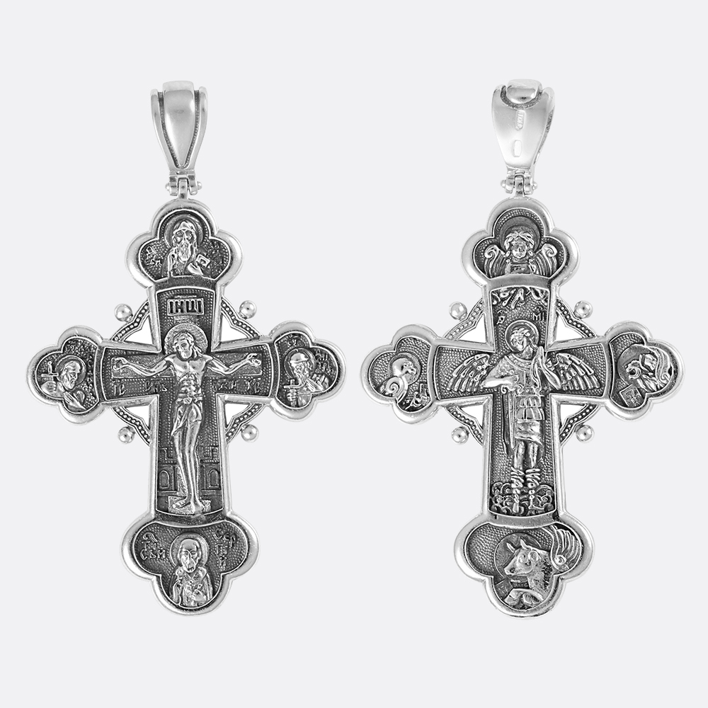 картинка Крест Ювелирный дом АВРОРА из серебра 925 пробы от ювелирной компании Арт