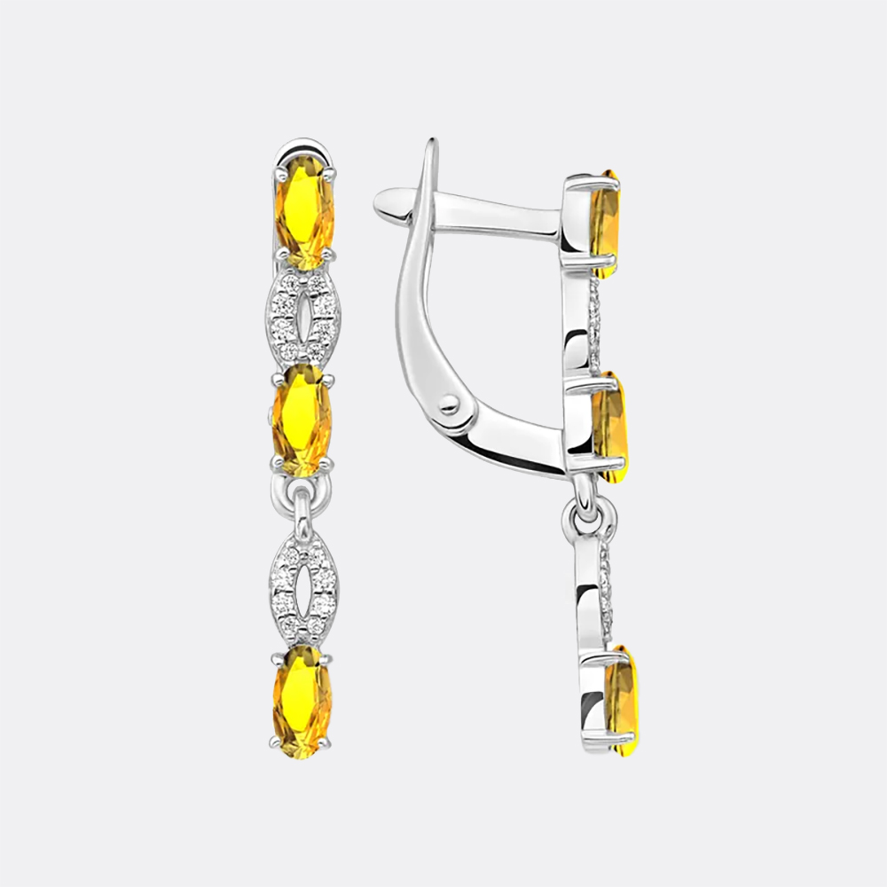 картинка Серьги из серебра 925 пробы от ювелирной компании Арт