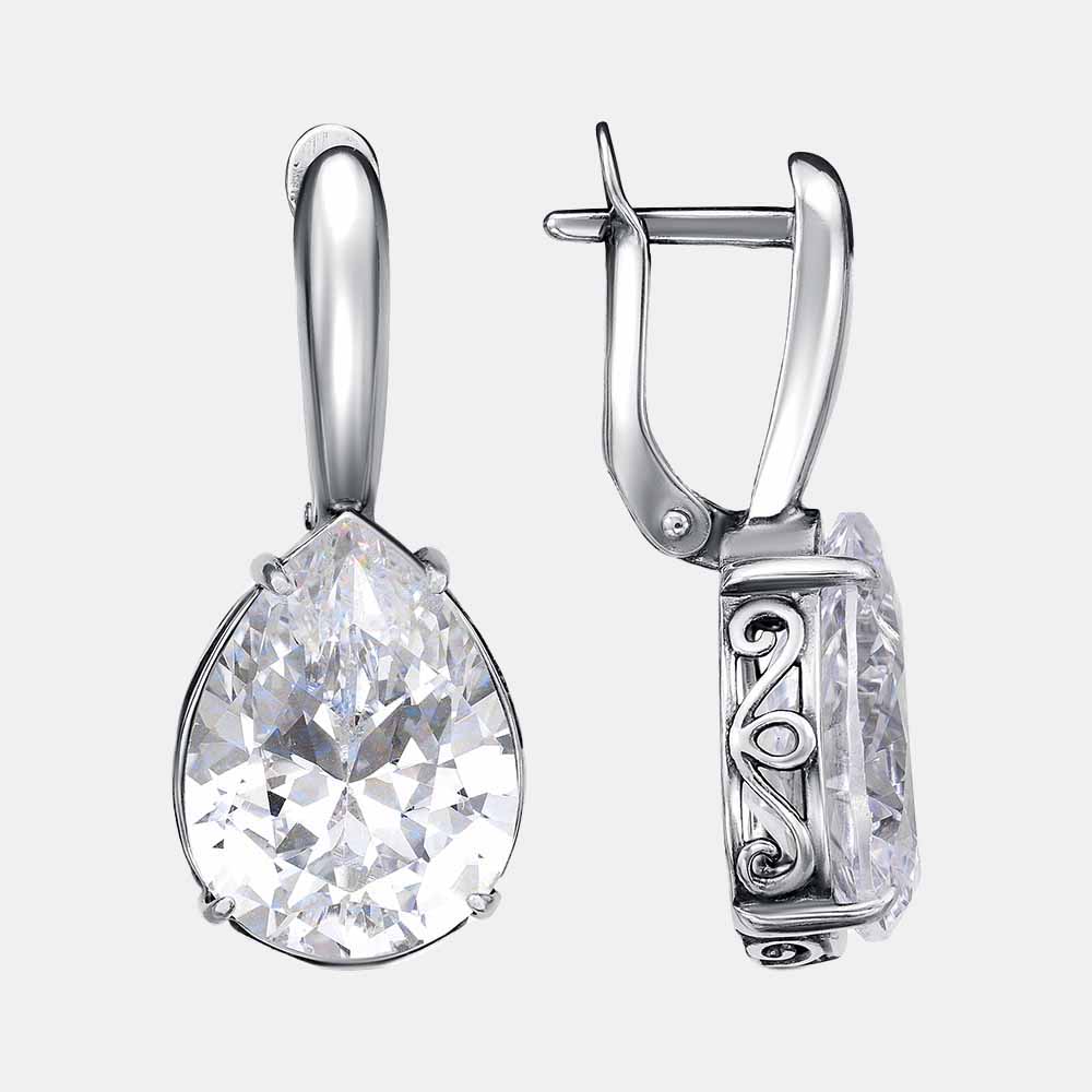 картинка Серьги Ювелирный завод "КРАСНАЯ ПРЕСНЯ" из серебра 925 пробы от ювелирной компании Арт