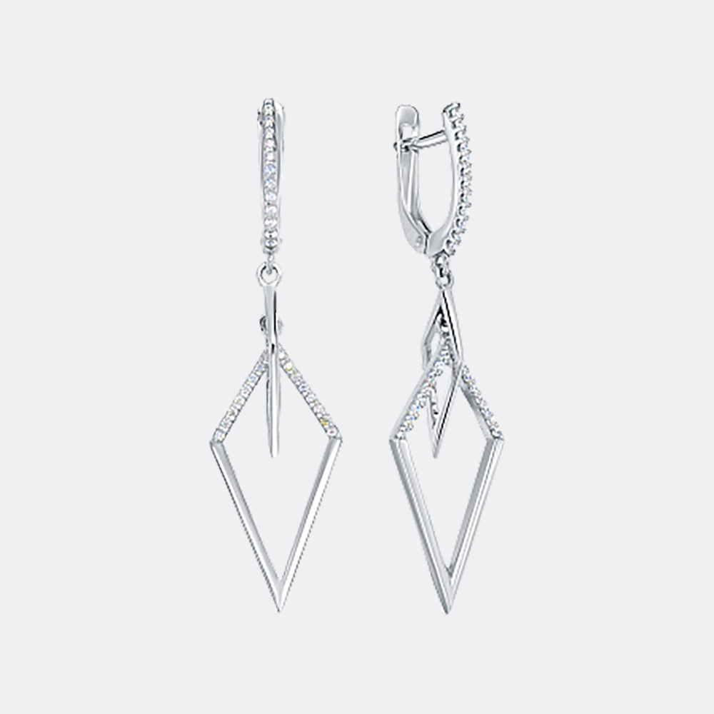 картинка Серьги Вознесенский ювелирный завод из серебра 925 пробы от ювелирной компании Арт