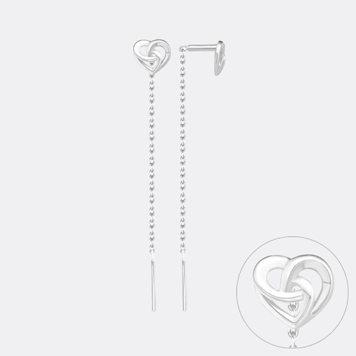 картинка Серьги из серебра 925 пробы от ювелирной компании Арт