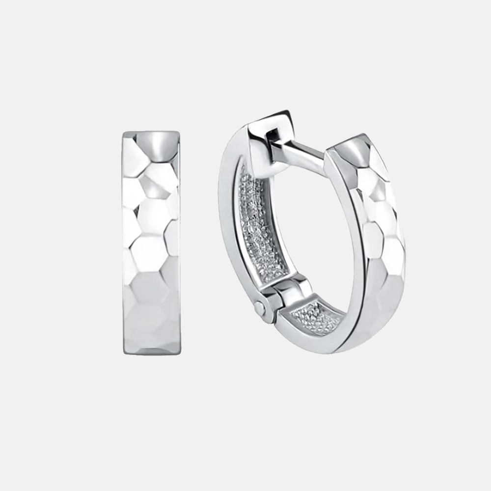 картинка Серьги-конго Ювелирный завод «TALANT» из серебра 925 пробы от ювелирной компании Арт