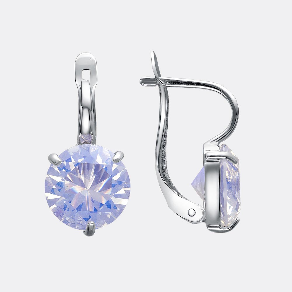 картинка Серьги Ювелирный завод "КРАСНАЯ ПРЕСНЯ" из серебра 925 пробы от ювелирной компании Арт