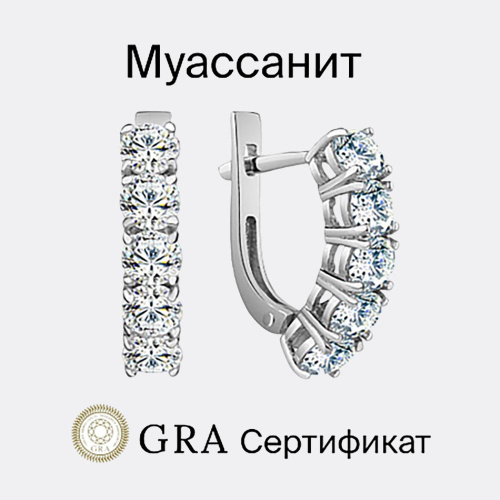 картинка Серьги из серебра 925 пробы от ювелирной компании Арт